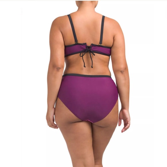 Paramour Plus Size 2PC Bikini Set Swimwear - Picture 2 of 7